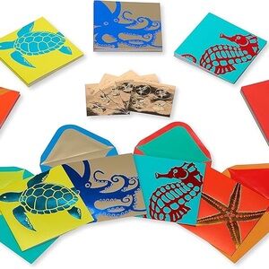 💎RARE💎🆕Papyrus Sea Creatures Stationery Set